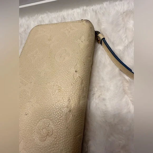 LOUIS VUITTON-SP4198 Cream Empreinte Zippy Wallet - Picture 14 of 15